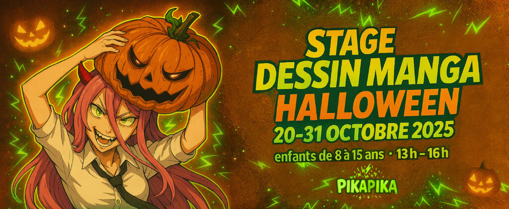 stage dessin manga Halloween braine-le-comte