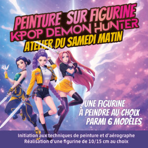 Atelier peinture sur Figurine du samedi </br> de 9h à 12h