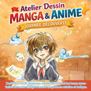 Journée - Dessin manga & Anime</br>journée découverte de 9h30 à 15h30