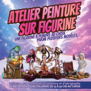 Atelier peinture sur Figurine du mercredi et samedi