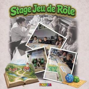 Stage jeu de rôle</br>13 juillet au 17 juillet de 13h à 16h