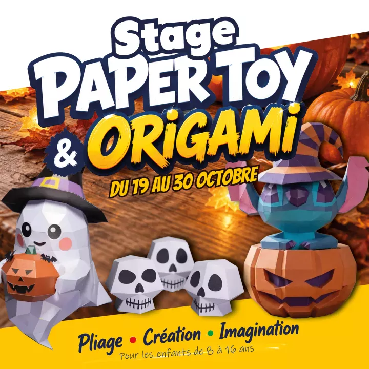 Stage Paper Toy & Origami</br>du 26 au 30 octobre 2026